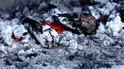 Glowing brazier Stock Footage 22592437