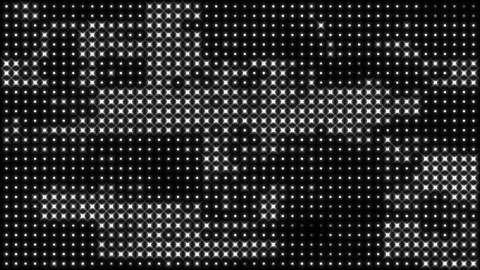 Glowing bright white dot patterns Stock Footage 255161906