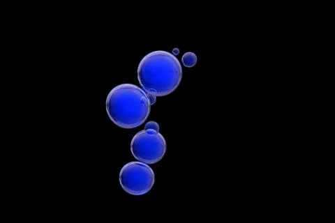 GLowing bubbles Stock Photos