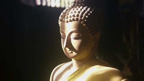 Glowing buddha Stock Footage 200632493