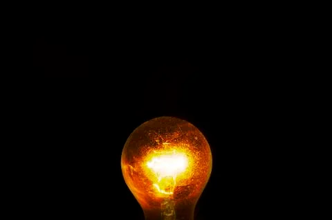 Glowing bulb Stock Photos