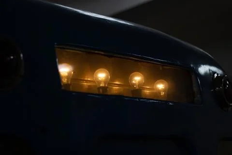 Glowing bulbs  Stock Photos