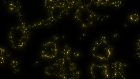 Glowing Burning Lines Loop Animation. Fiery Burn Mark Moving Stock Footage 345300593