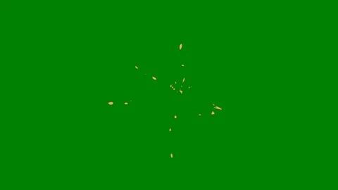 A glowing burst effect transitioning across green screen perfect Stock Footage 301386420