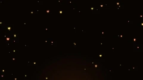 Glowing Butterflies Particles Floating Motion Background Loop Stock Footage 342710087