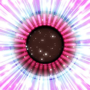 Glowing button background Stock Illustration