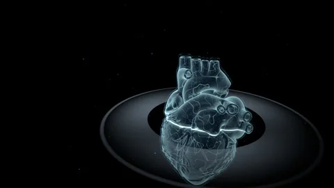 Glowing Cardiovascular Simulation, 4K ProRes 스톡 동영상 336363204