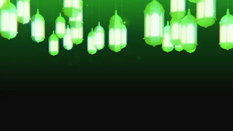 Glowing celebration lantern hanging from ceiling on dark background. Stock Footage 105286105