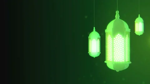 Glowing celebration lantern hanging from ceiling on dark background. Stock Footage 105286271