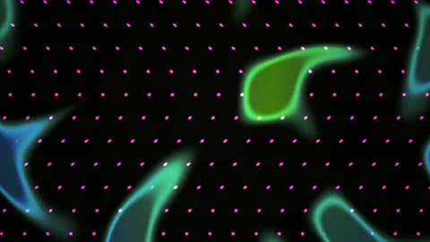 Glowing Cells Under Microscope Lens Closeup. Stock Footage 334874802