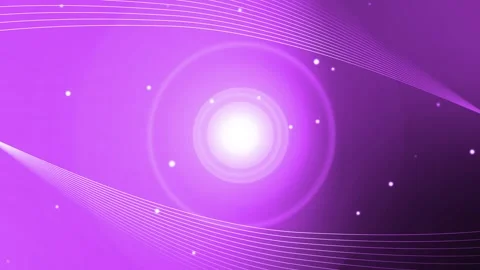 Glowing central orb with curved wave lines animation background Stock Footage 328219407
