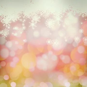 Glowing christmas background Stock Illustration