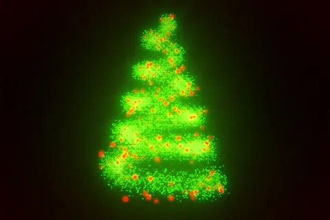 Glowing Christmas Tree 動画素材 979385