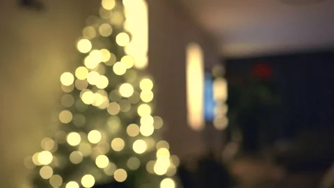 A glowing Christmas tree Stock Footage 322965943