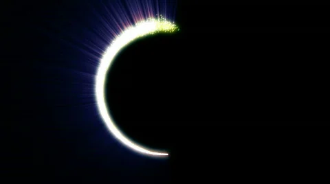 Glowing circle background loop Stock Footage 495091