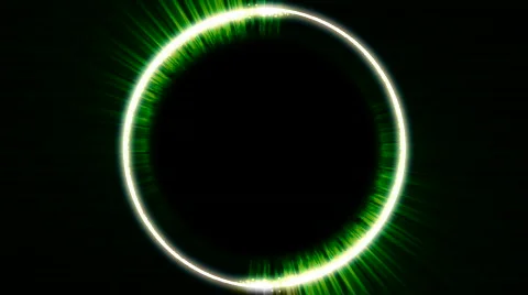 Glowing circle background loop Stock Footage 495108