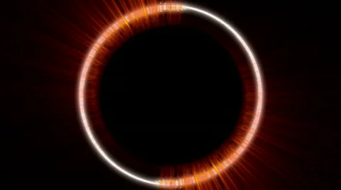 Glowing circle background loop Stock Footage 495112