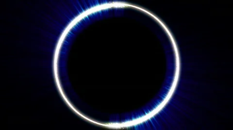 Glowing circle background loop Stock Footage 495113