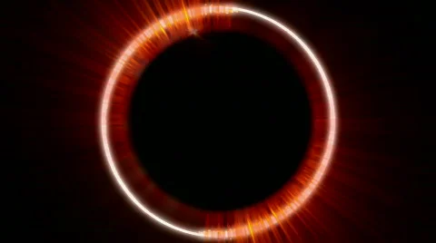 Glowing circle background loop Stock Footage 511810