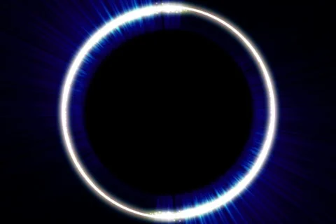Glowing circle background loop Stock Footage 601578
