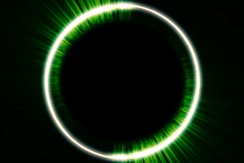 Glowing circle background loop Stock Footage 601585