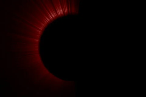 Glowing circle background loop Stock Footage 601988