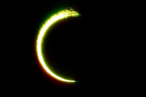 Glowing circle background loop Stock Footage 601993