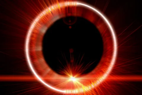 Glowing circle background loop Stock Footage 602044