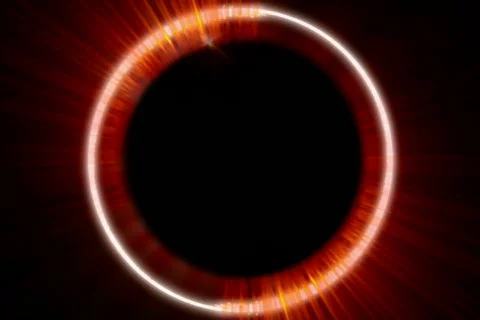 Glowing circle background loop Stock Footage 602048