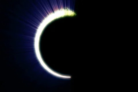 Glowing circle background loop Stock Footage 602067