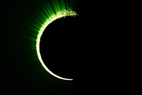 Glowing circle background loop Stock Footage 602070