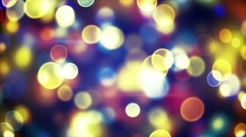 Glowing circle bokeh lights loopable background 스톡 동영상 54392330