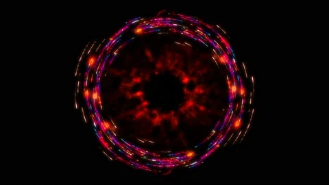 Glowing circle Vidéo 120069298