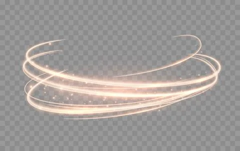 Glowing circle lines. Stock Illustration