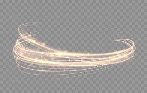 Glowing circle lines. Stock Illustration