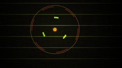 Glowing circle with neon lights technology. Stock Footage 340018514