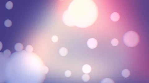Glowing circles in a blurred blue and purple background Stockbeeldmateriaal 285694656