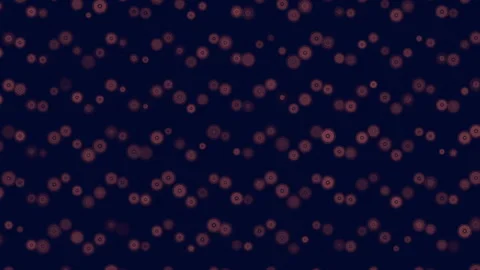 Glowing circles intricate pattern on dark background 스톡 동영상 258917897