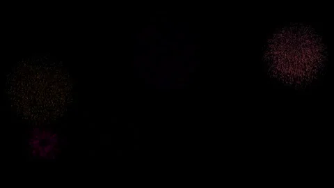 Glowing circles seamless loop burst animation isolated on black background Stock Footage 327727450