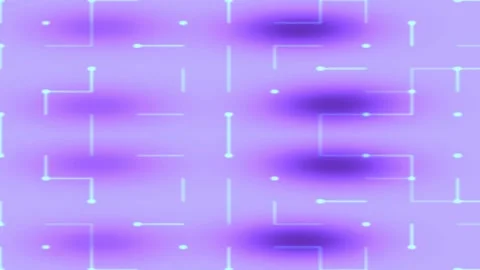 Glowing circuit board abstract background, digital data flow Stock Footage 331371018