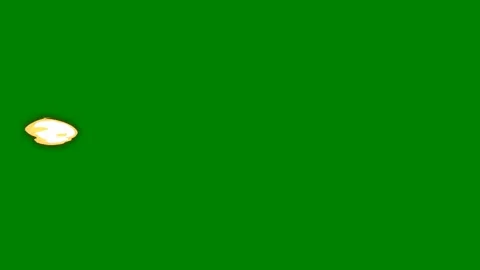 A glowing circular motion effect transitioning on green screen ideal Video stock 301386801