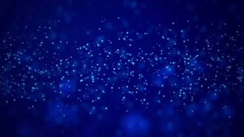 Glowing circular particles drift in a seamless loop Stock Footage 341274745