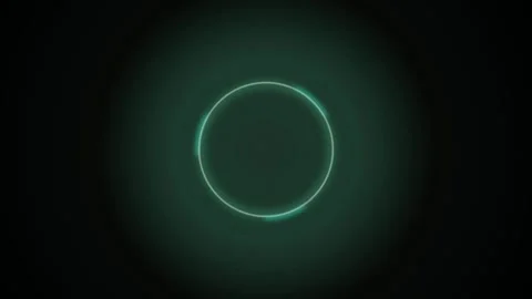 Glowing circular ring pulsing seamless loop motion background Stock Footage 343627971