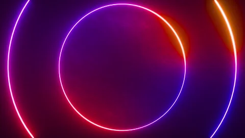 Glowing Circular Shapes Stock-Footage 193929945