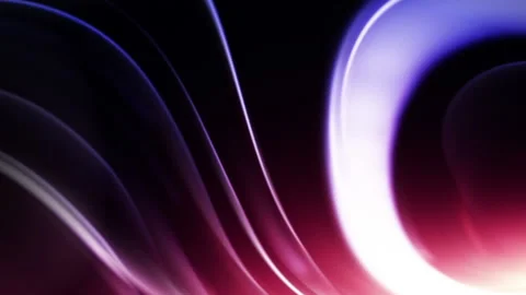 Glowing circular stripes with black background Stock Footage 219469072