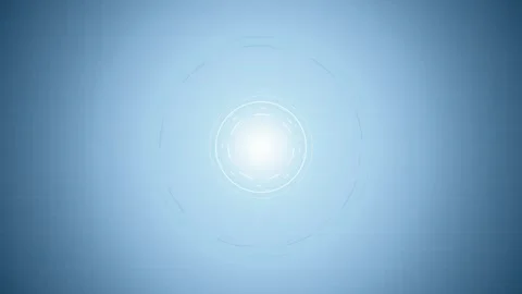 Glowing circular tech hub seamless loop motion background Stock Footage 347257497
