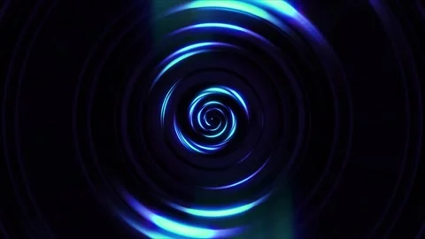 Glowing circular waves motion graphics background. Stock Footage 286895393