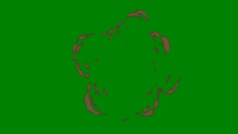 A glowing cloud effect transitioning across green screen ideal for adding Stock Footage 301386492