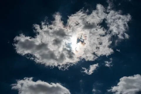 Glowing cloud Stock Photos