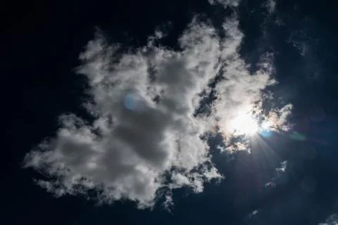 Glowing Clouds Stock Photos